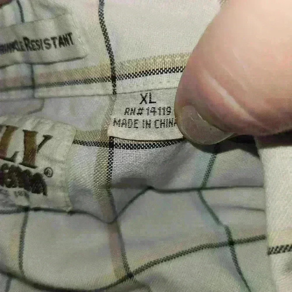 Ely Cattleman Mens Dress Shirt Size Xl - Picture 15 of 15